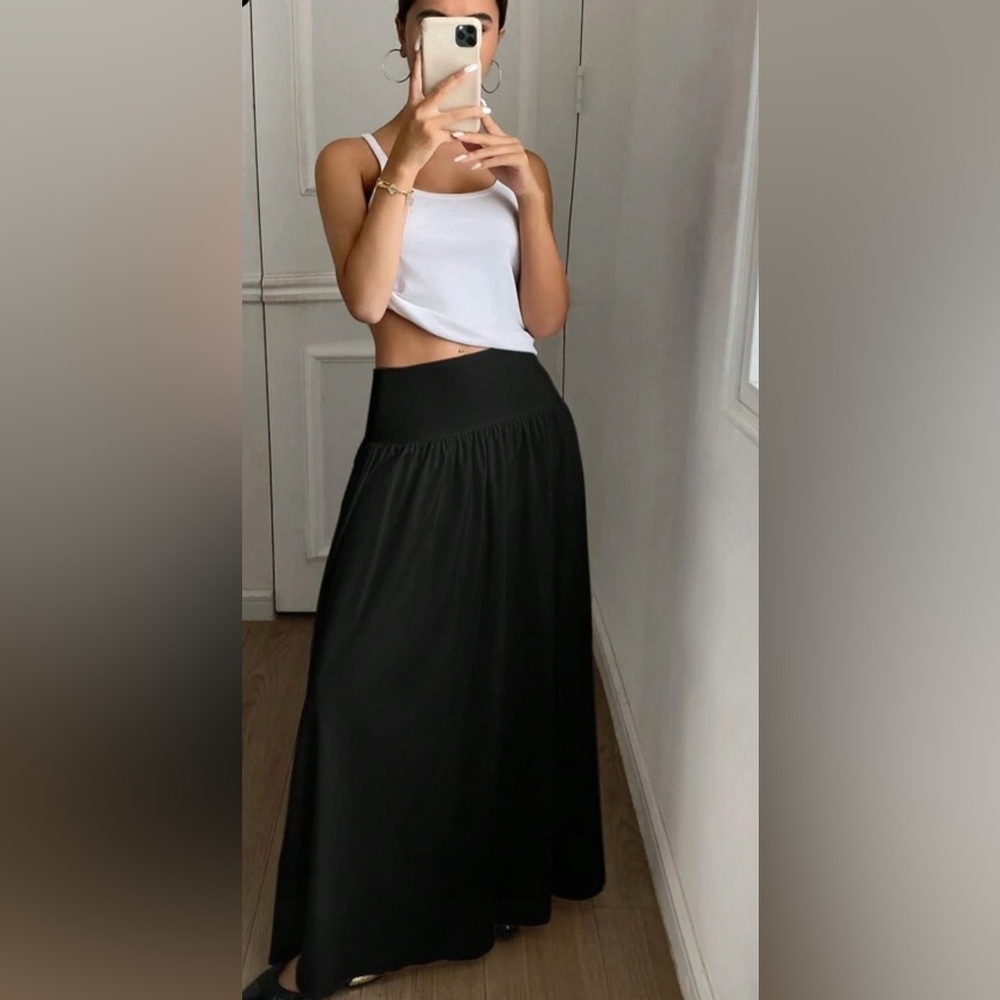SHEIN Dropped Waist Fully Lined Maxi Skirt - Size 6 - NWOT